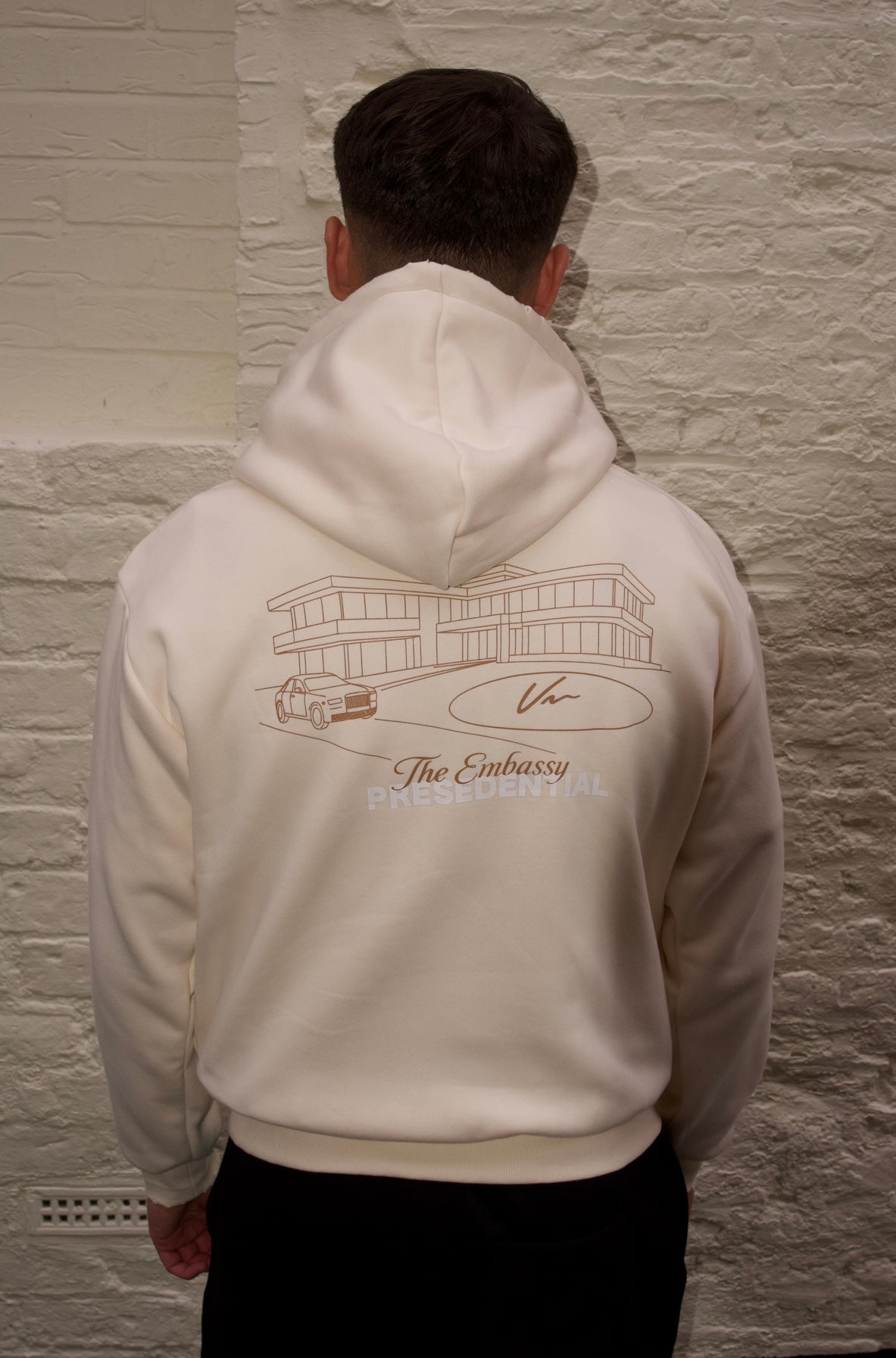 The Embassy Cream Hoodie