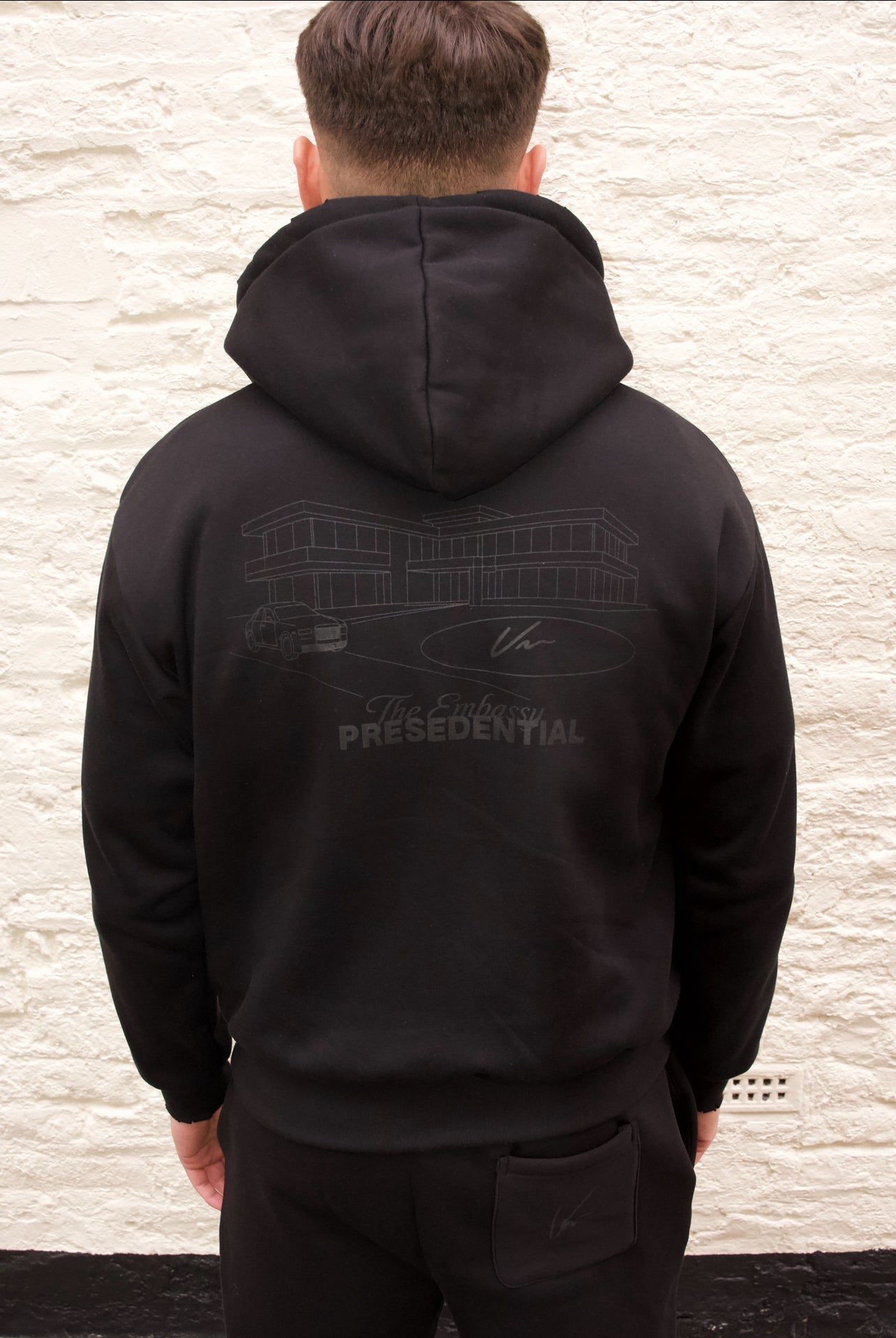 The Embassy Black Hoodie