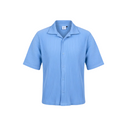Baby Blue Pleated Shirt