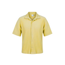 Honey Yellow Pleated Shirt