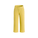 Honey Yellow Pleated Trousers