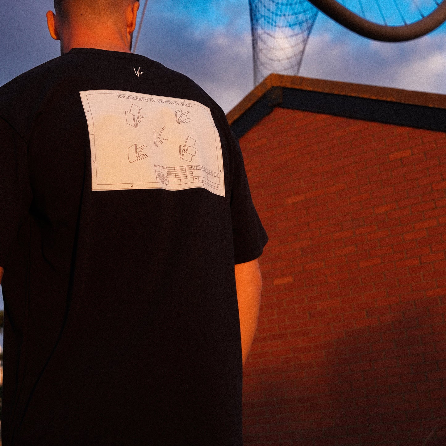 Engineered By Viesto World T Shirt