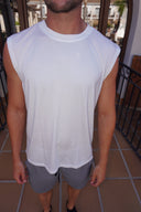 White HYBRID ATHLETE Vest