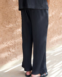 Black Pleated Trousers - men's pleated trousers by Viesto World