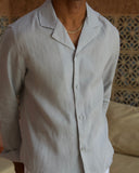 Grey Linen Shirt - men's linen shirt by Viesto World