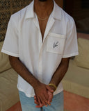 White TENCEL™ Shirt | Sole Mode Collection - men's TENCEL shirt by Viesto World