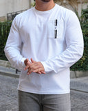 Odéon Pocket Tee — Black and Grey Stripe
