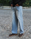 Belleville Straight Leg Jeans — Blue Washed