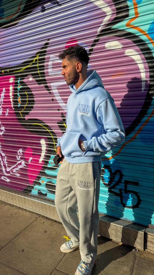 The Embassy Pastel Blue Hoodie
