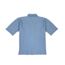 Baby Blue Pleated Shirt