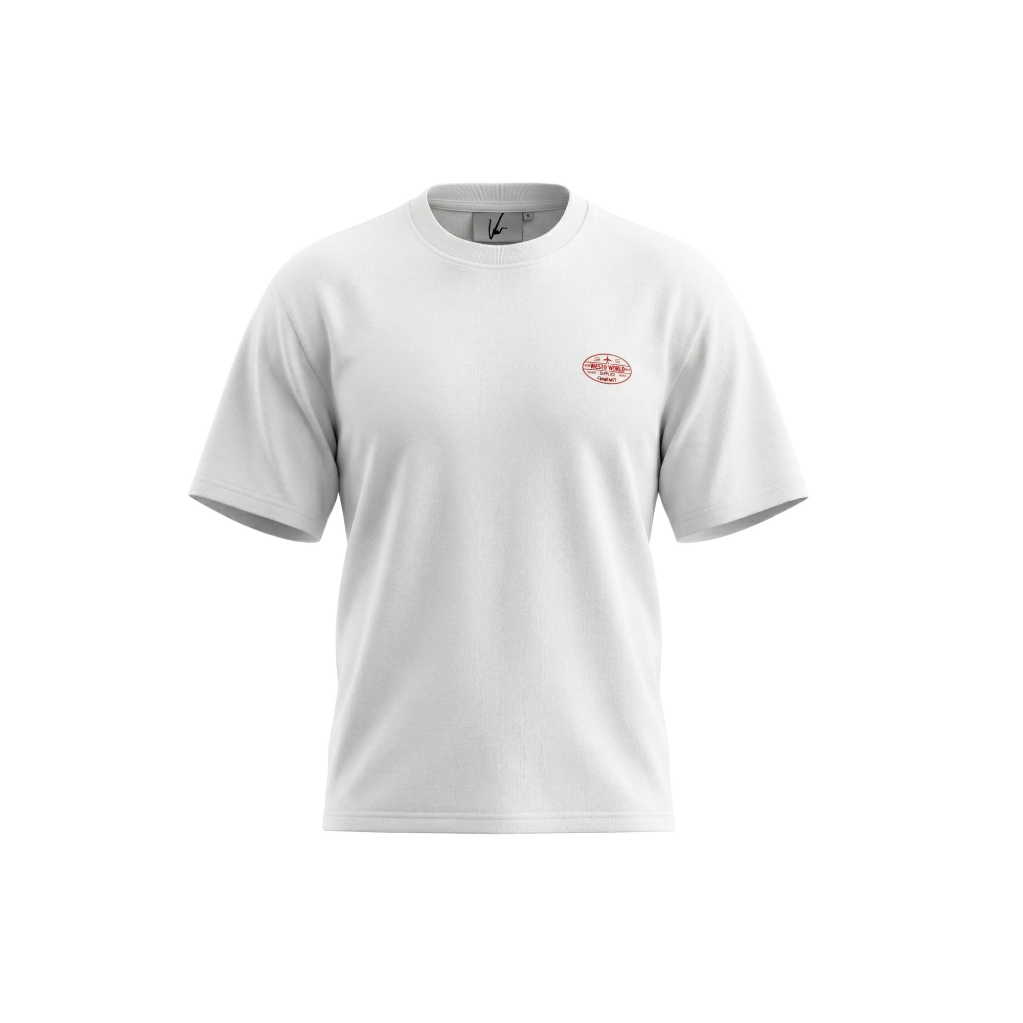 Viesto Stamp T-Shirt White - men's t-shirt by Viesto World