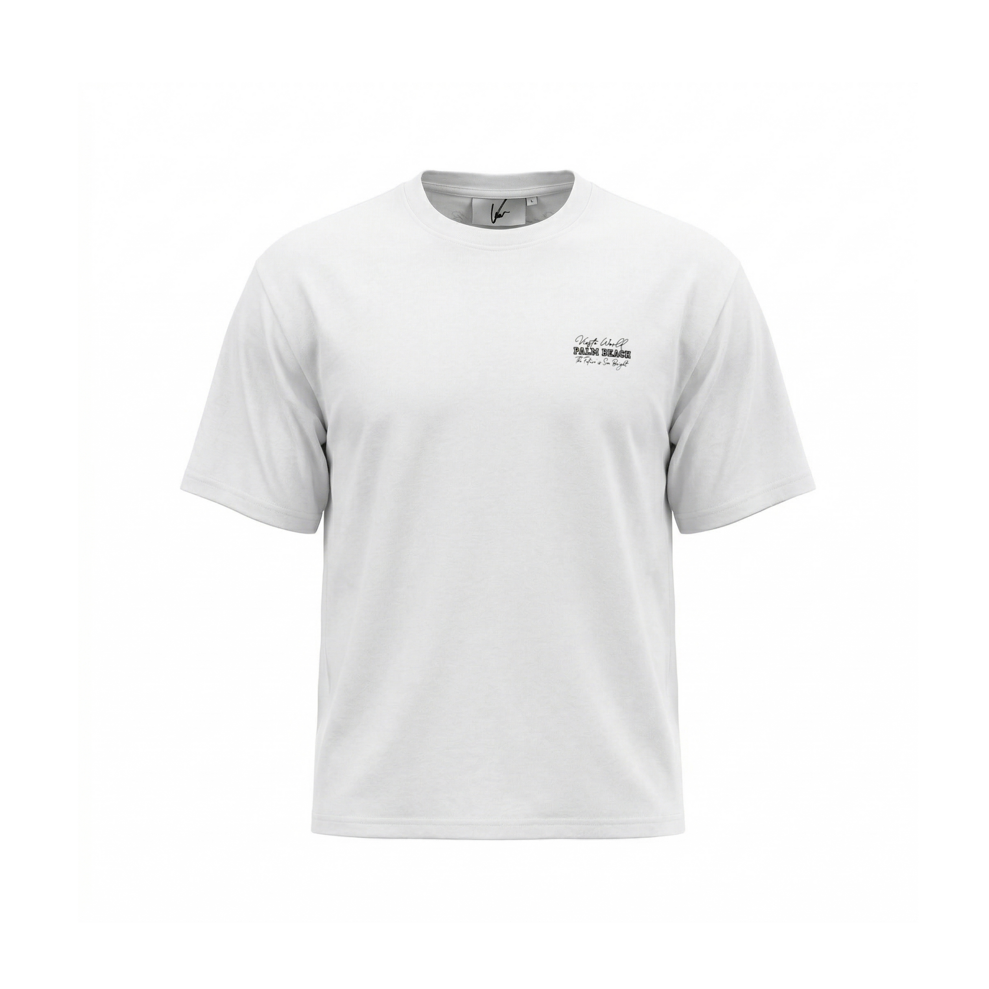 Palm Beach T-Shirt White - men's t-shirt by Viesto World