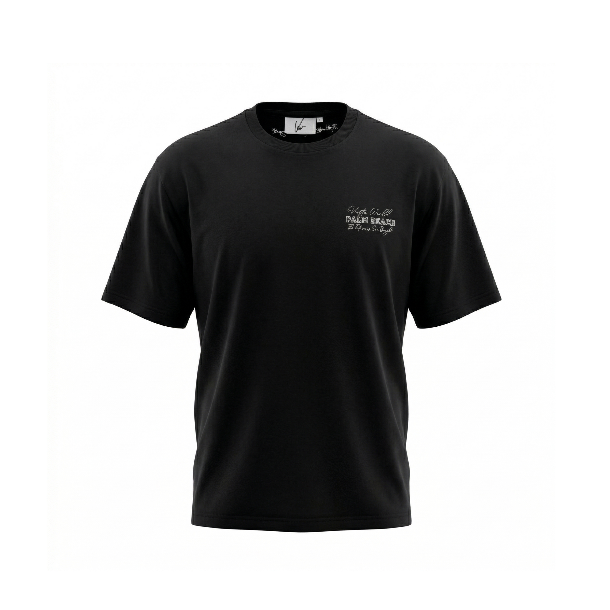 Palm Beach T-Shirt Black - men's t-shirt by Viesto World