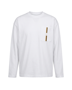 Odéon Pocket Tee — Brown & Cream Stripe