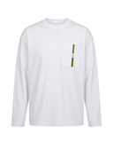 Odéon Pocket Tee — Green & Cream Stripe