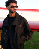 The Chuck Jacket Black — Air Layer Bomber