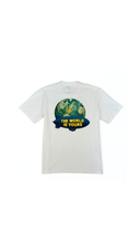 "The World Is Yours" Graphic White T Shirt