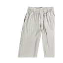 White Pleated Trousers